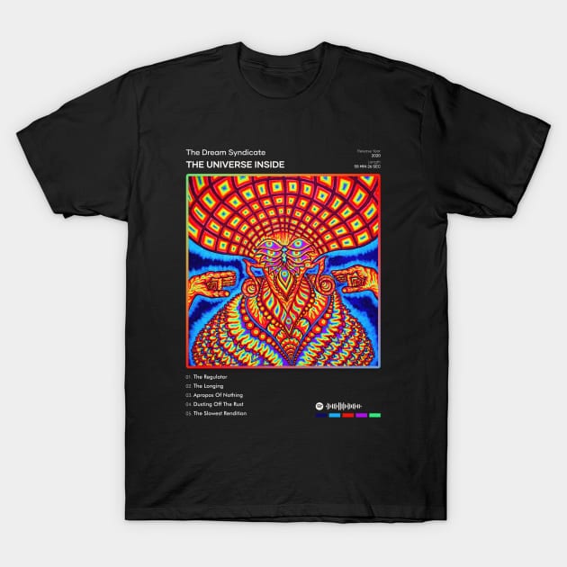 The Dream Syndicate - The Universe Inside Tracklist Album T-Shirt by 80sRetro
